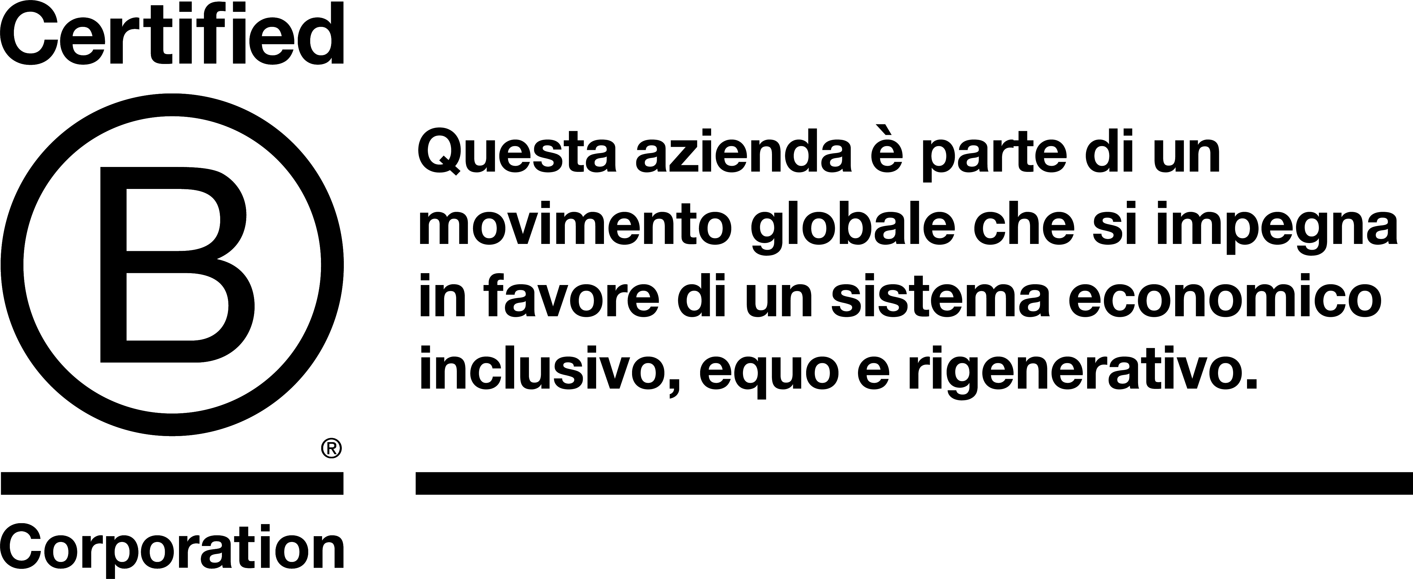 Logo Certificazione B Corp