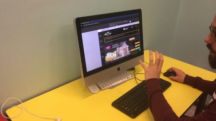 Foto di un test di accessibilità