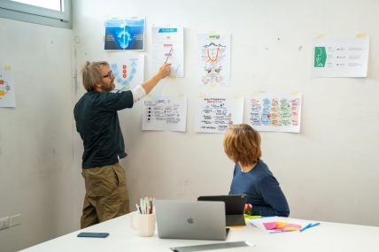 Il team durante un meeting