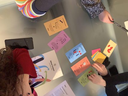 Un momento durante lo svolgimento del workshop dell'Ethical Compass