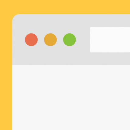 Illustrazione che mostra una porzione di browser
