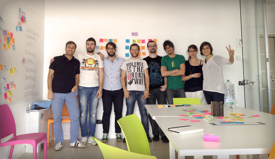 Il team al completo con i nostri coach