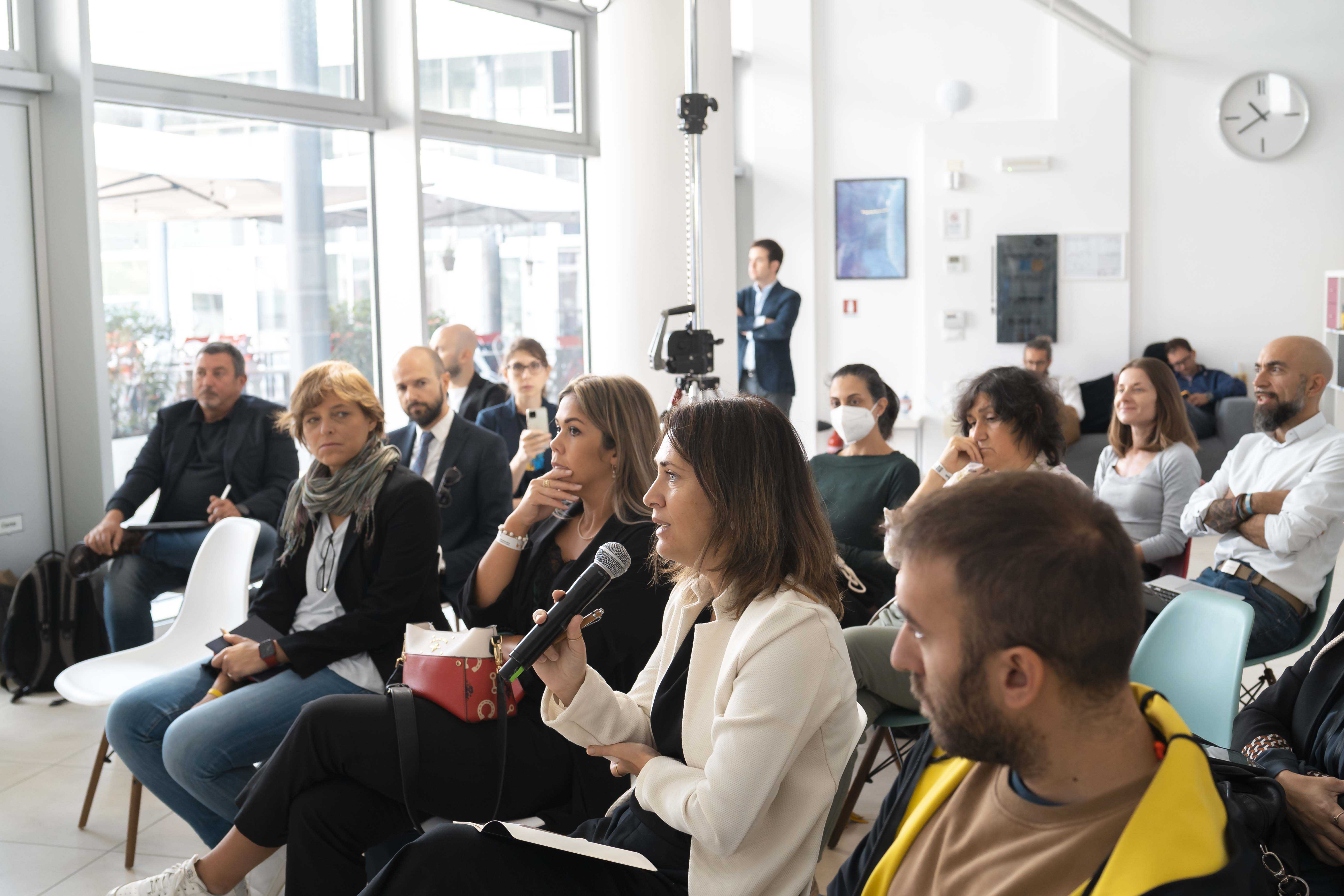 Un momento di interazione durante Roundtable, il precedente evento pubblico dedicato all'EX organizzato da Tangible
