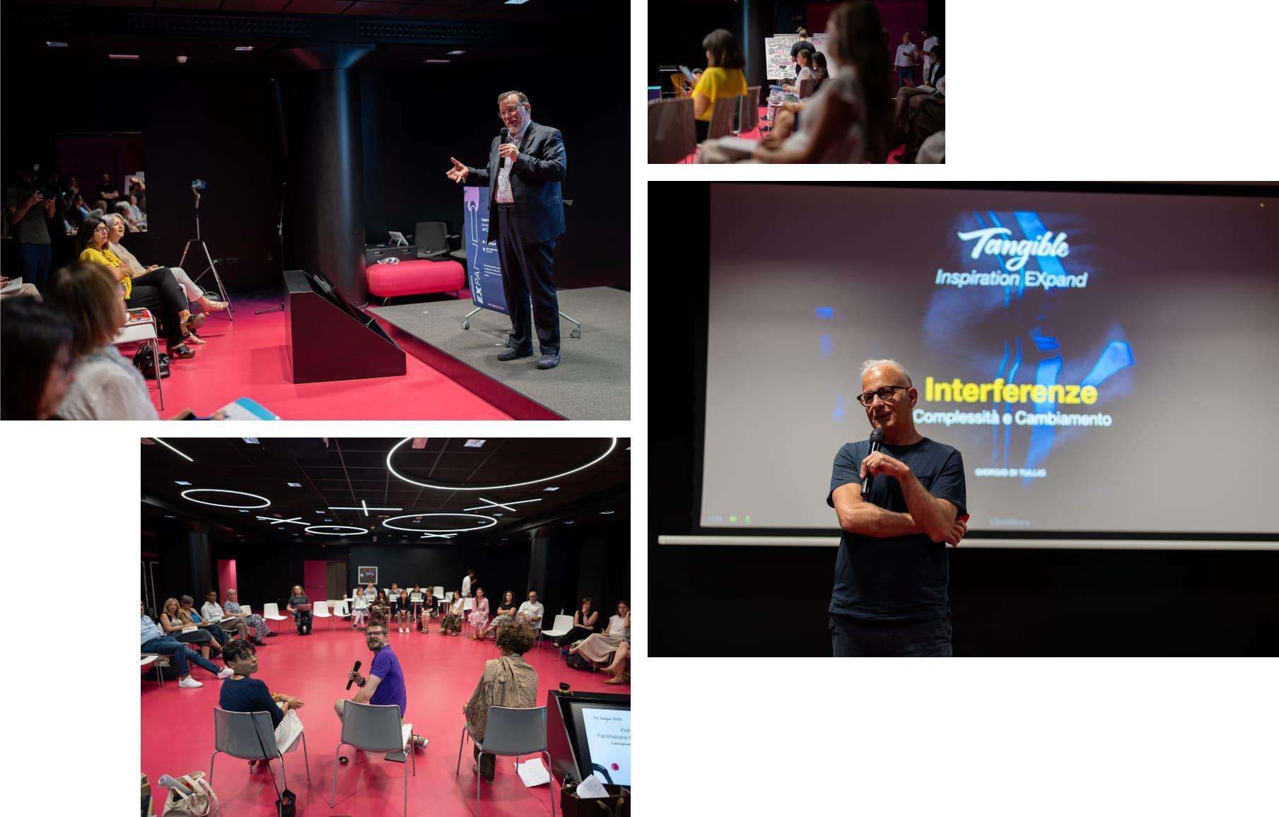 Alcuni momenti durante la seconda parte di giornata di EXpand