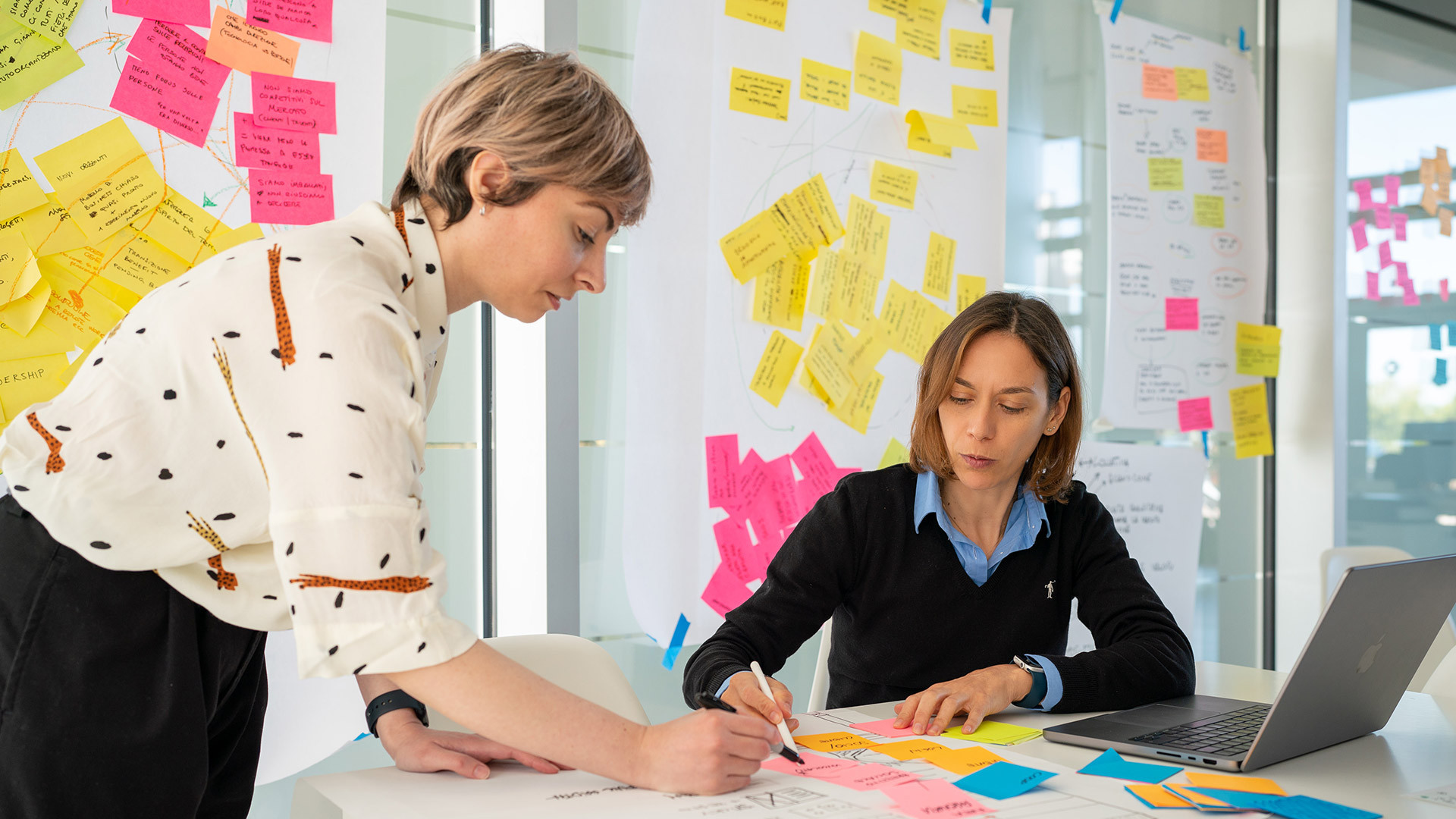 Momenti di progettazione accessibile fin dal principio, fin dai momenti di brainstorming.